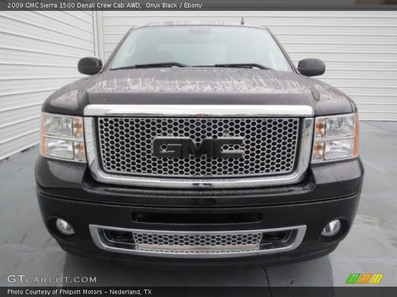 Onyx Black / Ebony 2009 GMC Sierra 1500 Denali Crew Cab AWD