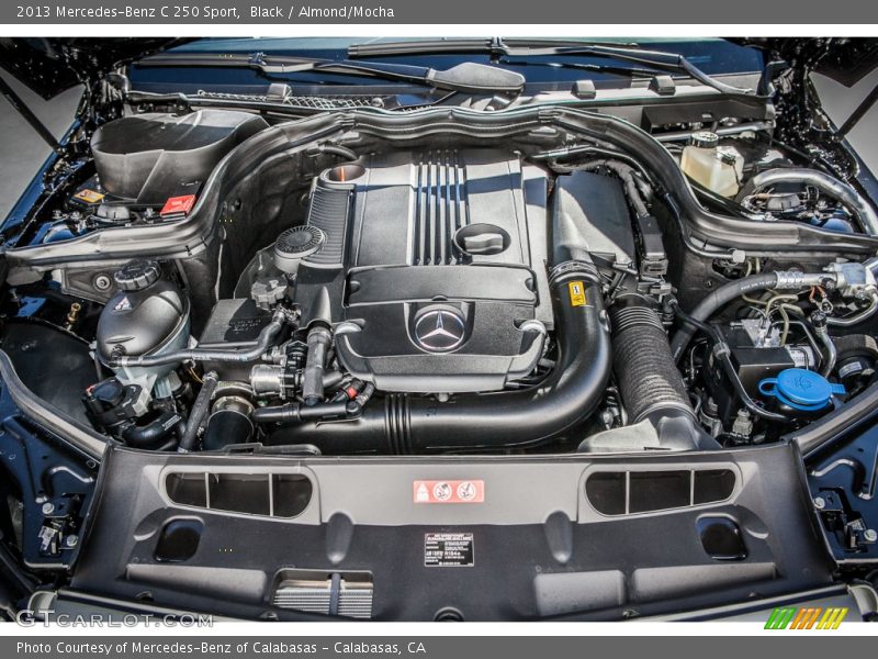 Black / Almond/Mocha 2013 Mercedes-Benz C 250 Sport