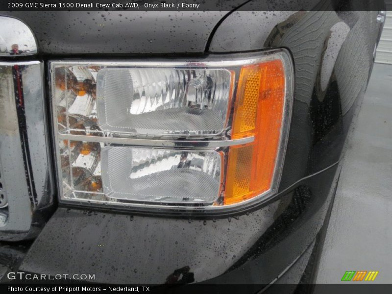 Onyx Black / Ebony 2009 GMC Sierra 1500 Denali Crew Cab AWD