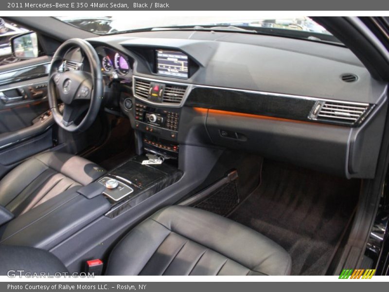 Black / Black 2011 Mercedes-Benz E 350 4Matic Sedan