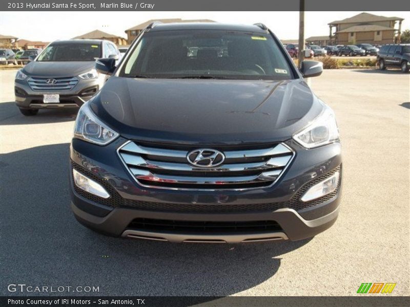 Marlin Blue / Gray 2013 Hyundai Santa Fe Sport