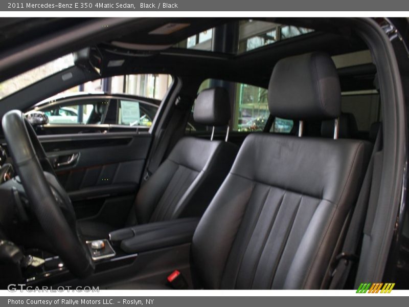 Black / Black 2011 Mercedes-Benz E 350 4Matic Sedan