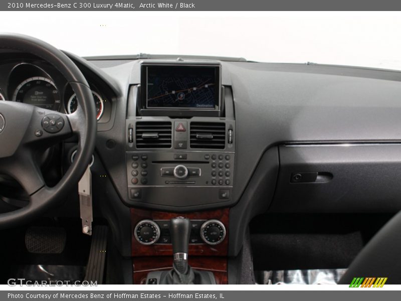 Arctic White / Black 2010 Mercedes-Benz C 300 Luxury 4Matic
