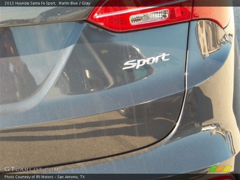 Marlin Blue / Gray 2013 Hyundai Santa Fe Sport