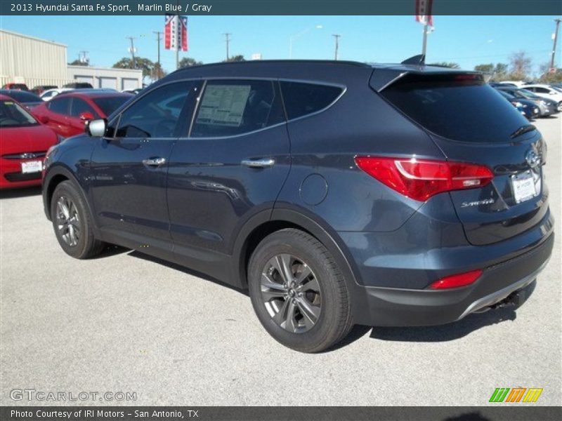 Marlin Blue / Gray 2013 Hyundai Santa Fe Sport