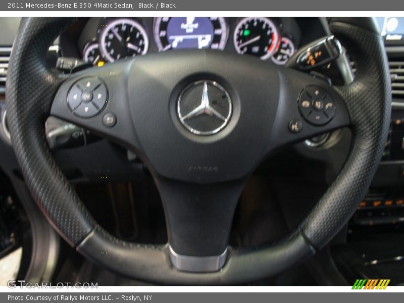 Black / Black 2011 Mercedes-Benz E 350 4Matic Sedan