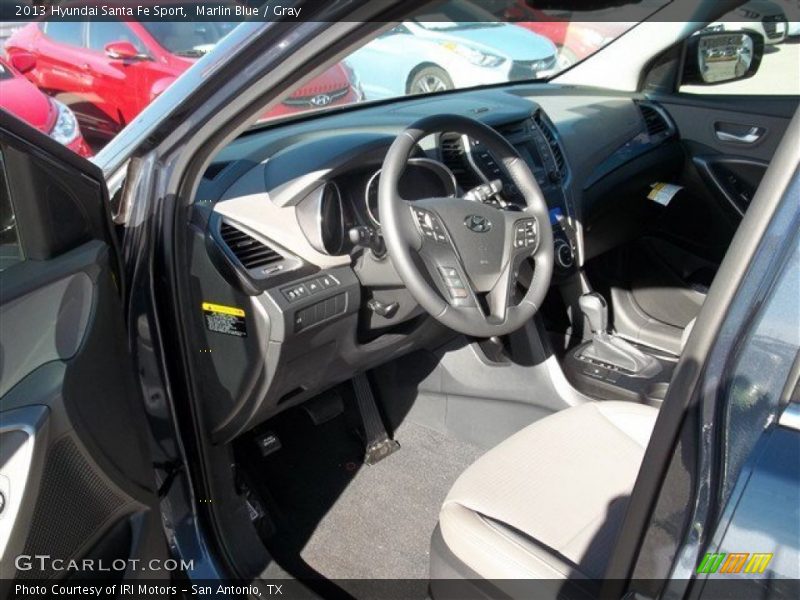 Marlin Blue / Gray 2013 Hyundai Santa Fe Sport