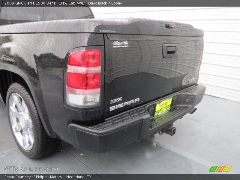 Onyx Black / Ebony 2009 GMC Sierra 1500 Denali Crew Cab AWD