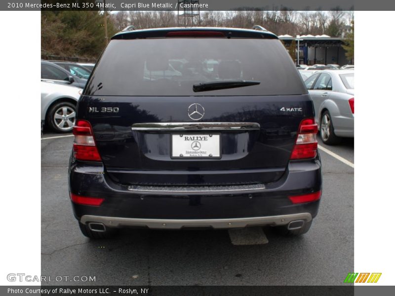 Capri Blue Metallic / Cashmere 2010 Mercedes-Benz ML 350 4Matic