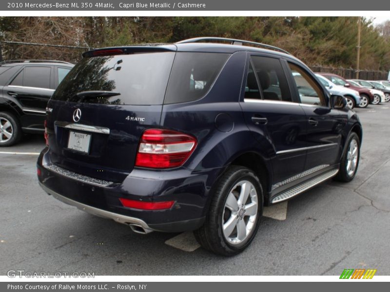 Capri Blue Metallic / Cashmere 2010 Mercedes-Benz ML 350 4Matic