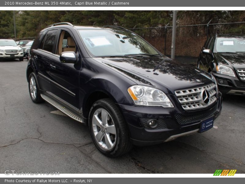 Capri Blue Metallic / Cashmere 2010 Mercedes-Benz ML 350 4Matic