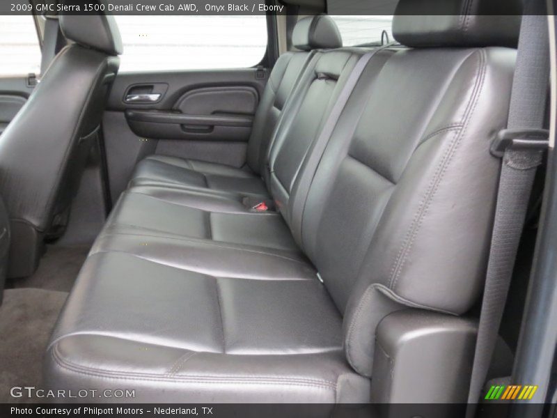 Onyx Black / Ebony 2009 GMC Sierra 1500 Denali Crew Cab AWD