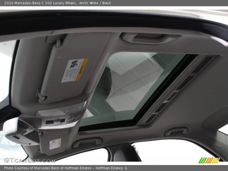 Arctic White / Black 2010 Mercedes-Benz C 300 Luxury 4Matic