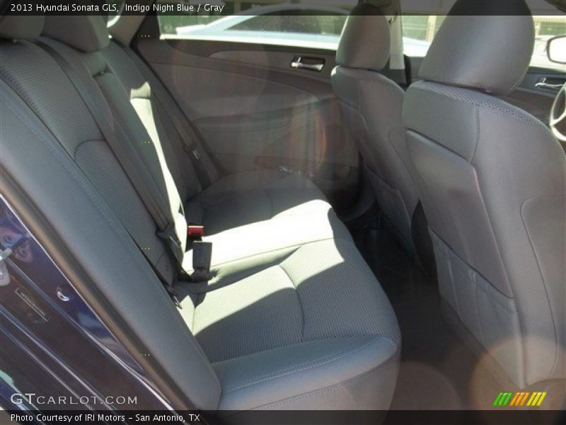 Indigo Night Blue / Gray 2013 Hyundai Sonata GLS