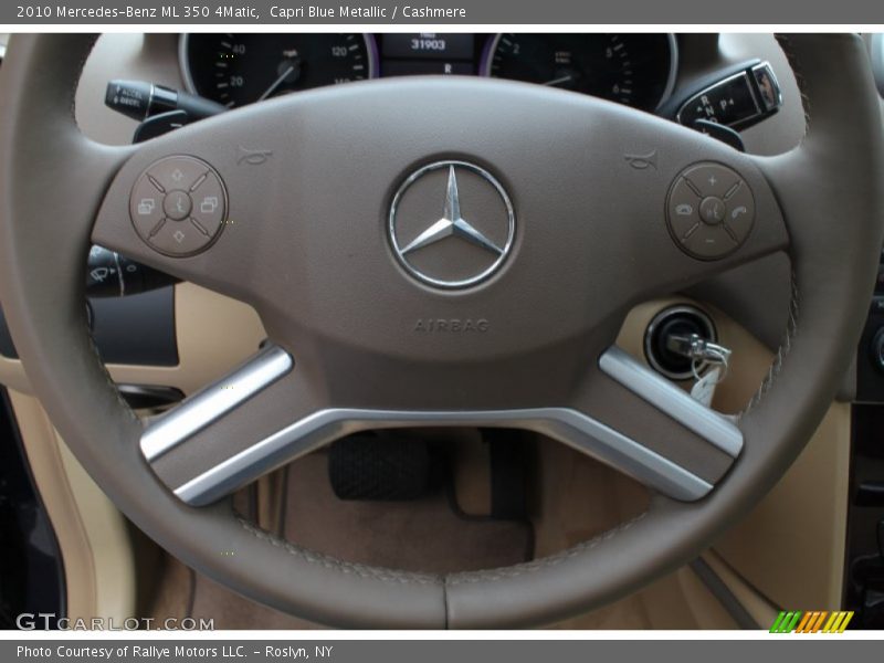 Capri Blue Metallic / Cashmere 2010 Mercedes-Benz ML 350 4Matic