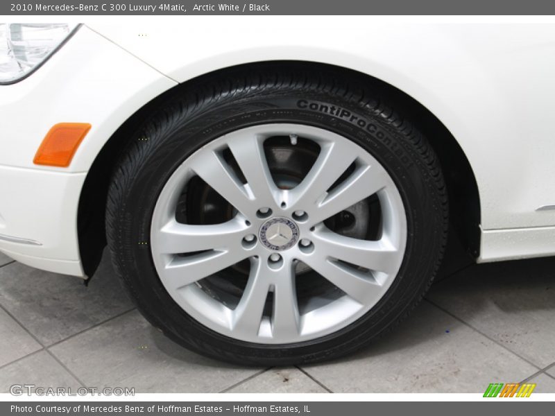 Arctic White / Black 2010 Mercedes-Benz C 300 Luxury 4Matic