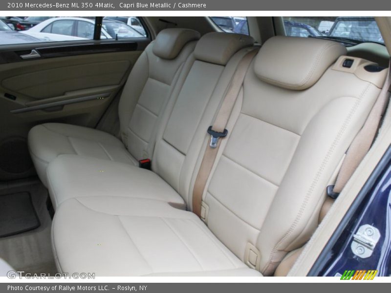 Rear Seat of 2010 ML 350 4Matic