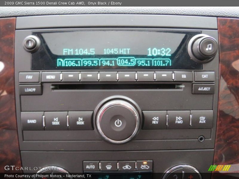 Audio System of 2009 Sierra 1500 Denali Crew Cab AWD