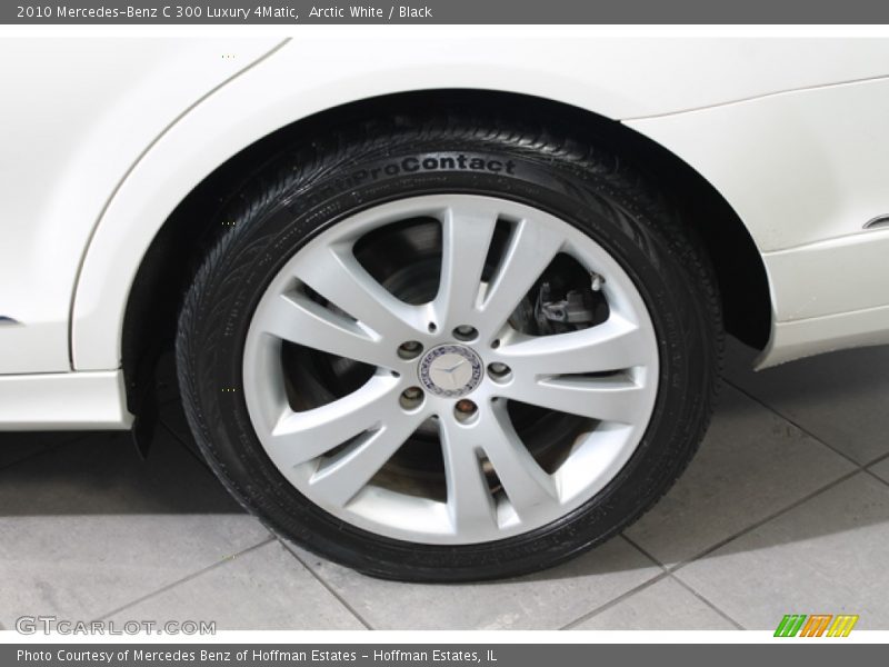 Arctic White / Black 2010 Mercedes-Benz C 300 Luxury 4Matic