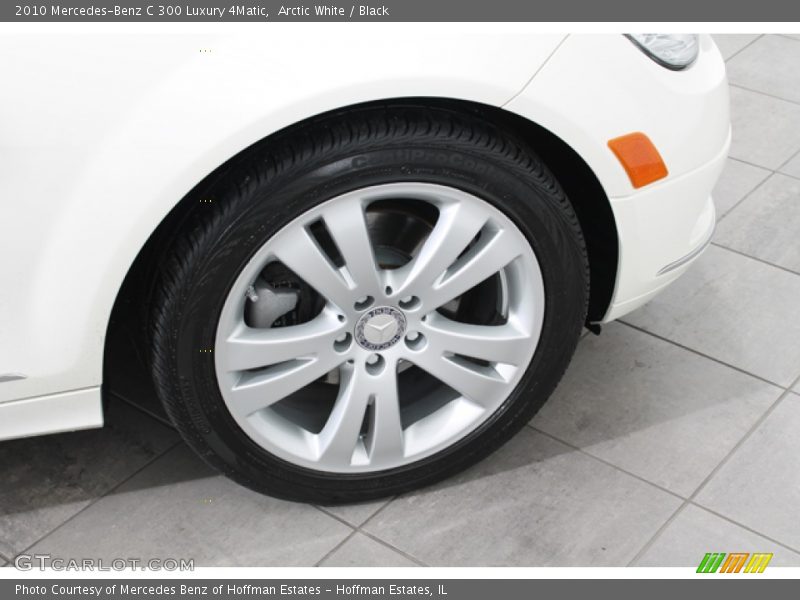 Arctic White / Black 2010 Mercedes-Benz C 300 Luxury 4Matic