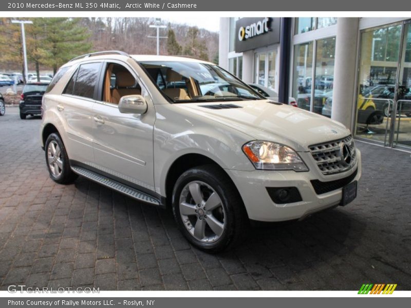 Arctic White / Cashmere 2010 Mercedes-Benz ML 350 4Matic