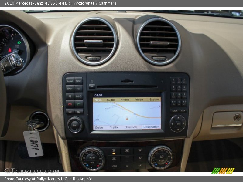 Arctic White / Cashmere 2010 Mercedes-Benz ML 350 4Matic