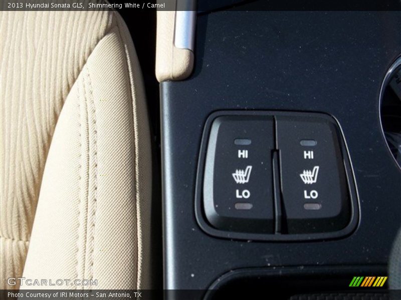 Shimmering White / Camel 2013 Hyundai Sonata GLS