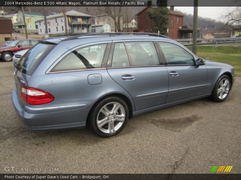 Platinum Blue Metallic / Pacific Blue 2004 Mercedes-Benz E 500 4Matic Wagon