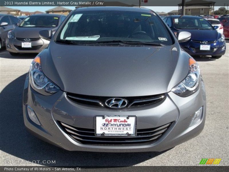 Harbor Gray Metallic / Gray 2013 Hyundai Elantra Limited