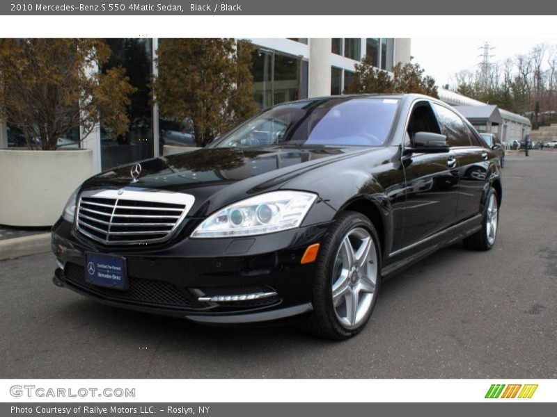 Black / Black 2010 Mercedes-Benz S 550 4Matic Sedan