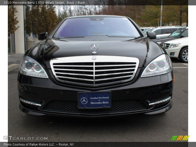 Black / Black 2010 Mercedes-Benz S 550 4Matic Sedan