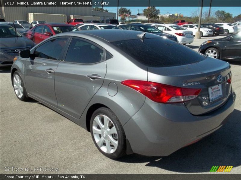 Harbor Gray Metallic / Gray 2013 Hyundai Elantra Limited