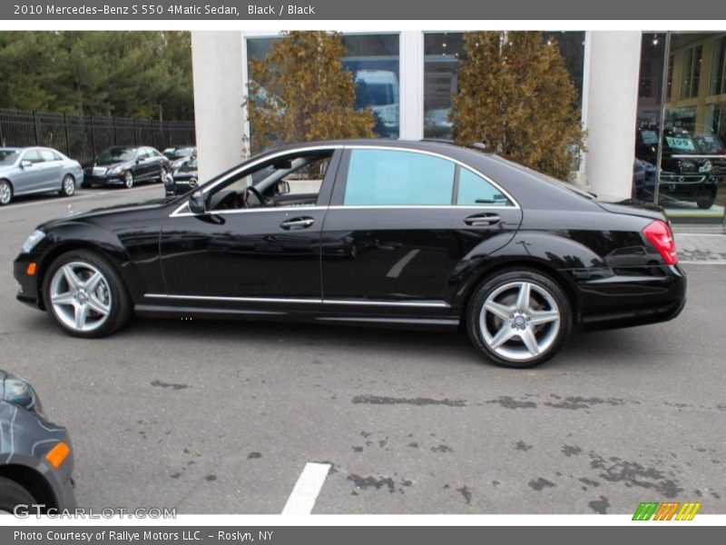 Black / Black 2010 Mercedes-Benz S 550 4Matic Sedan