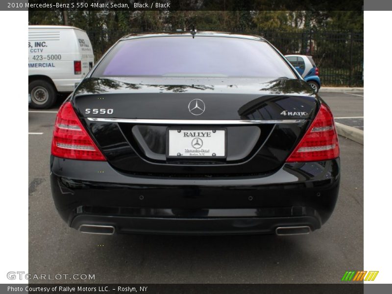 Black / Black 2010 Mercedes-Benz S 550 4Matic Sedan