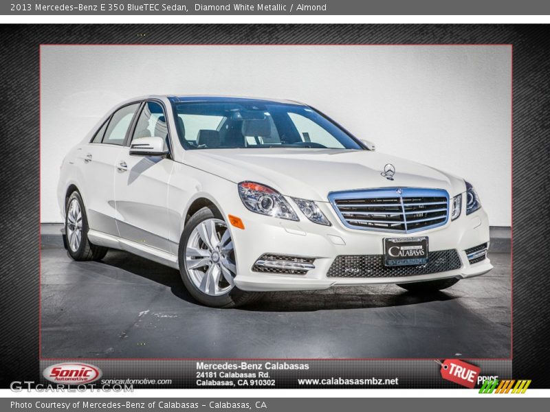 Diamond White Metallic / Almond 2013 Mercedes-Benz E 350 BlueTEC Sedan