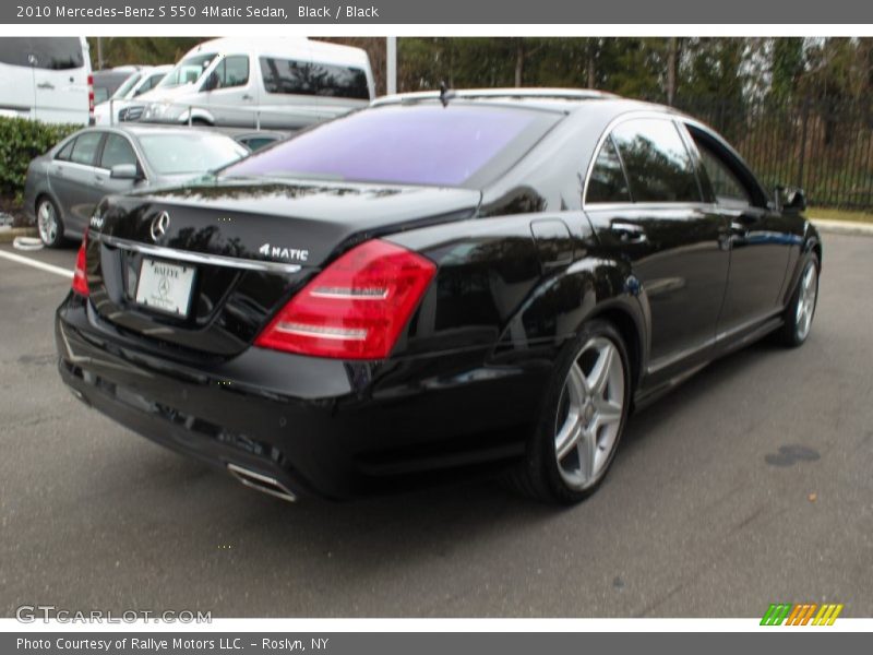 Black / Black 2010 Mercedes-Benz S 550 4Matic Sedan