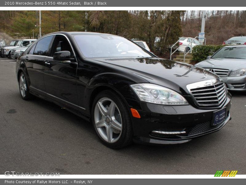 Black / Black 2010 Mercedes-Benz S 550 4Matic Sedan