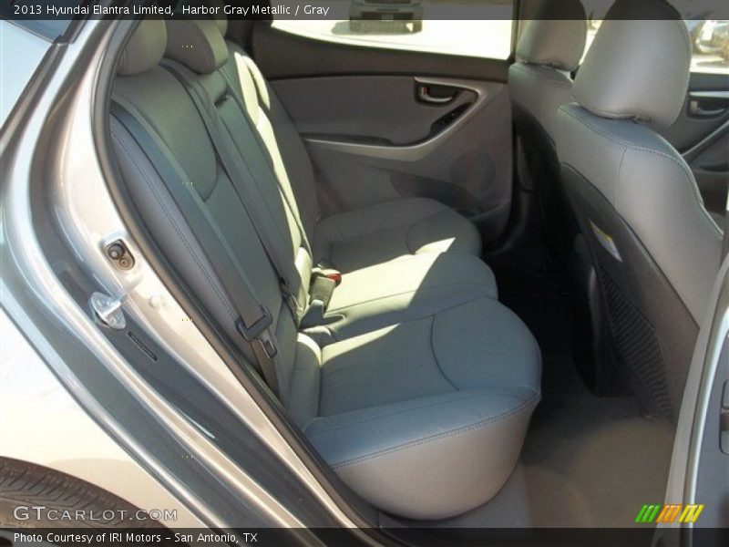 Harbor Gray Metallic / Gray 2013 Hyundai Elantra Limited
