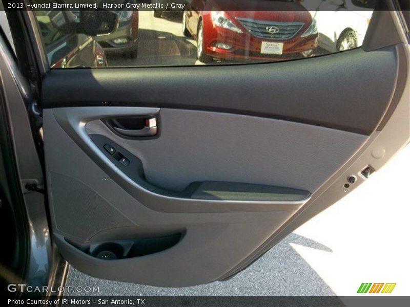 Harbor Gray Metallic / Gray 2013 Hyundai Elantra Limited