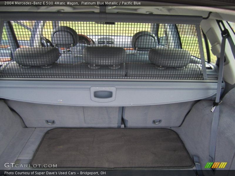 Platinum Blue Metallic / Pacific Blue 2004 Mercedes-Benz E 500 4Matic Wagon