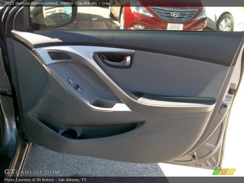 Harbor Gray Metallic / Gray 2013 Hyundai Elantra Limited