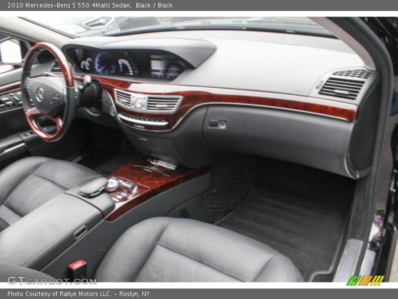 Black / Black 2010 Mercedes-Benz S 550 4Matic Sedan