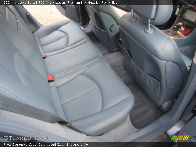 Platinum Blue Metallic / Pacific Blue 2004 Mercedes-Benz E 500 4Matic Wagon