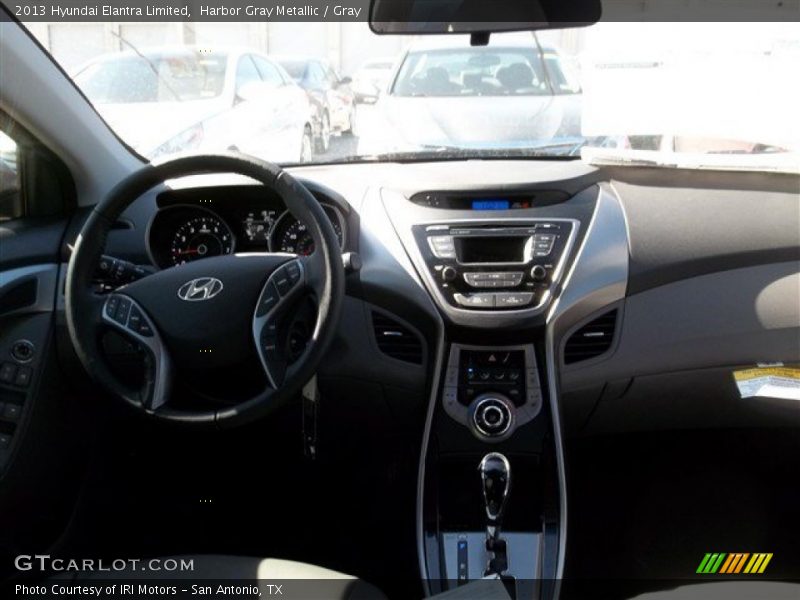 Harbor Gray Metallic / Gray 2013 Hyundai Elantra Limited