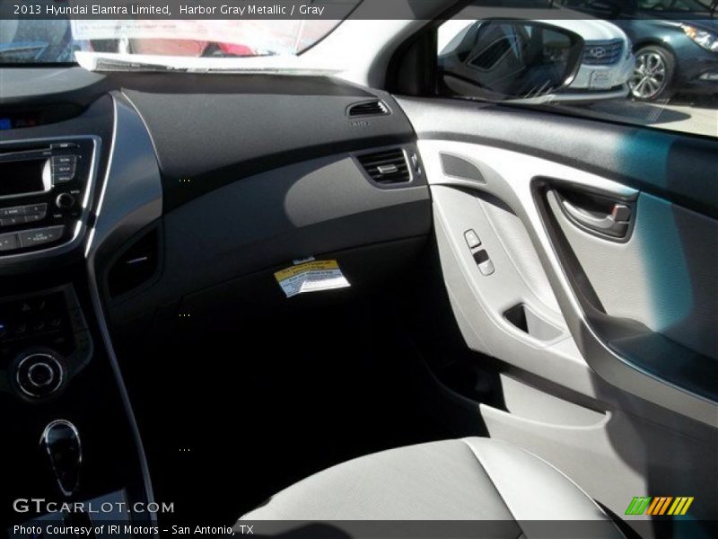 Harbor Gray Metallic / Gray 2013 Hyundai Elantra Limited