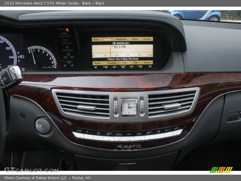 Black / Black 2010 Mercedes-Benz S 550 4Matic Sedan