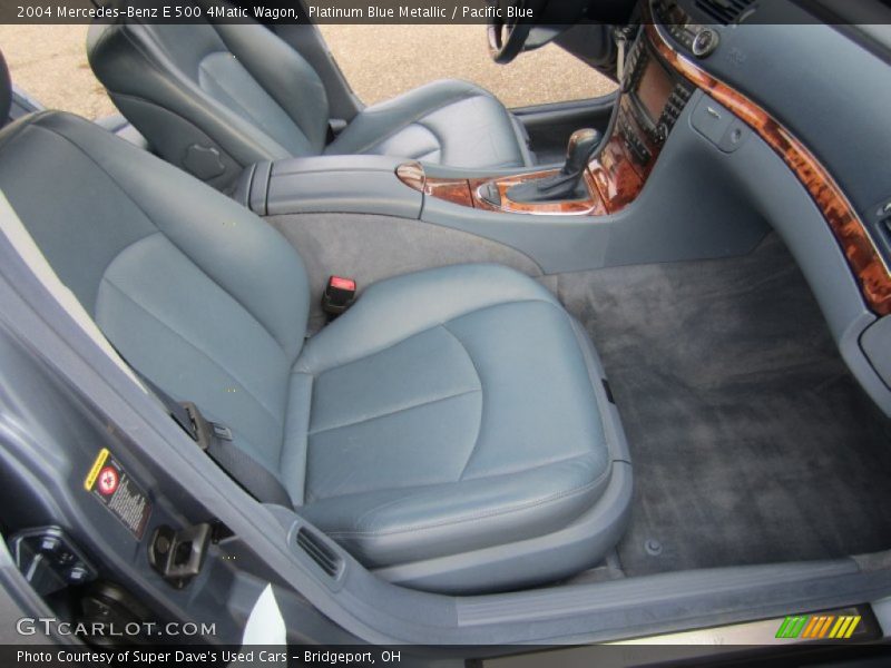 Platinum Blue Metallic / Pacific Blue 2004 Mercedes-Benz E 500 4Matic Wagon