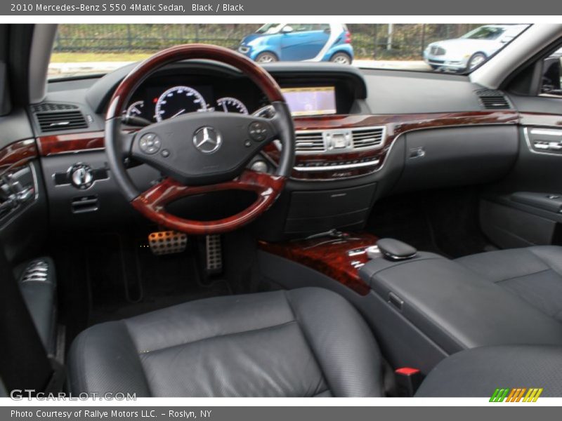 Black / Black 2010 Mercedes-Benz S 550 4Matic Sedan