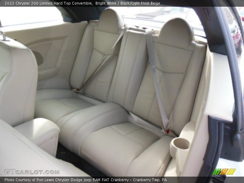 Bright White / Black/Light Frost Beige 2013 Chrysler 200 Limited Hard Top Convertible