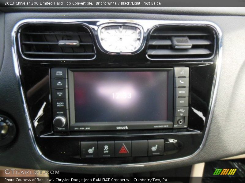 Bright White / Black/Light Frost Beige 2013 Chrysler 200 Limited Hard Top Convertible
